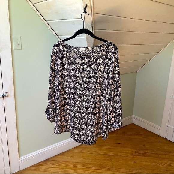 Pixley Tops - Pixley Elephant Print Blouse Women’s Medium